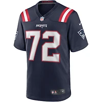 Maillot de joueur retraité du match des New England Patriots Nike Matt Light Navy pour homme