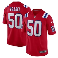 Men's Nike Mike Vrabel Red New England Patriots Retired Player Alternate Game Jersey
