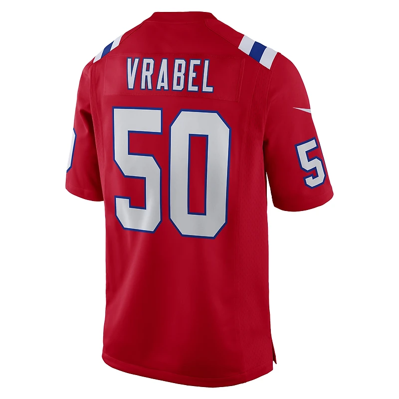 Men's Nike Mike Vrabel Red New England Patriots Retired Player Alternate Game Jersey