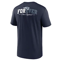 T-shirt Nike Legend Dri-FIT pour homme, collection New England Patriots 2025 Rivalries, bleu marine.