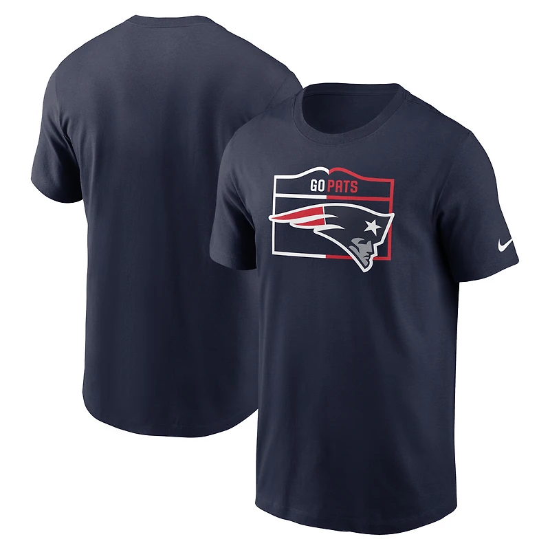 Men's Nike Navy New England Patriots Essential Local Phrase T-Shirt