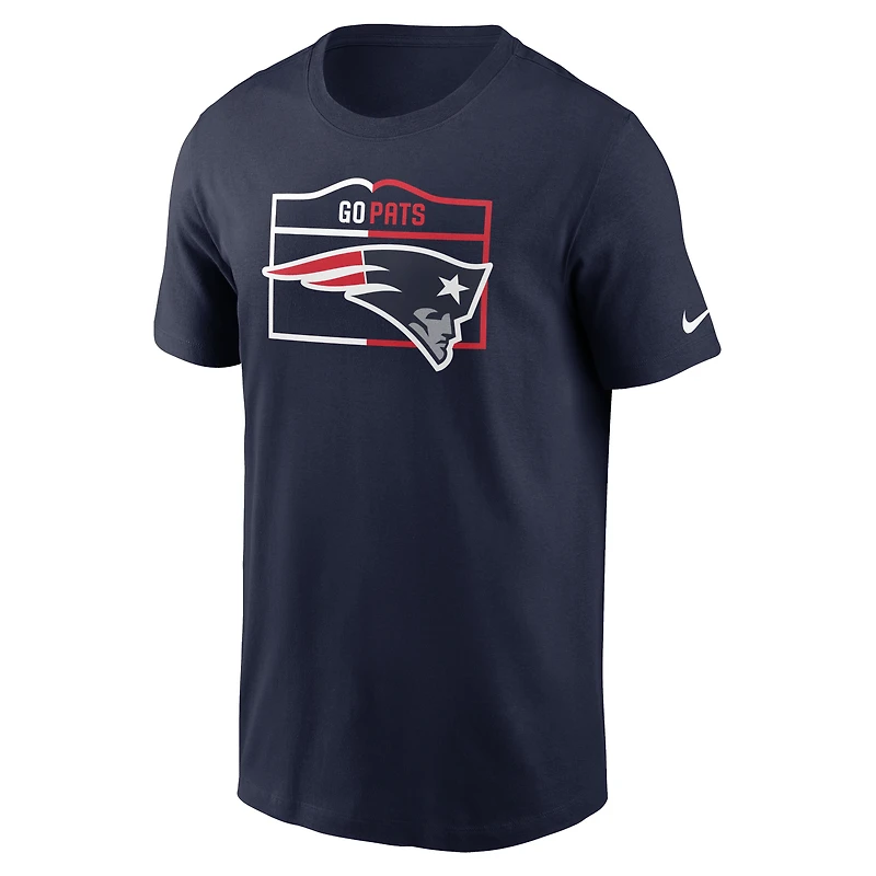 Men's Nike Navy New England Patriots Essential Local Phrase T-Shirt