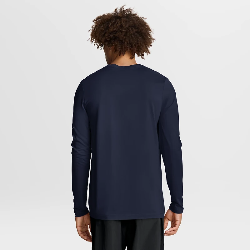 Men's Nike Navy New England Patriots Legend Icon Dri-FIT Long Sleeve T-Shirt