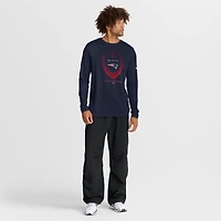 Men's Nike Navy New England Patriots Legend Icon Dri-FIT Long Sleeve T-Shirt