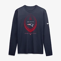 Men's Nike Navy New England Patriots Legend Icon Dri-FIT Long Sleeve T-Shirt
