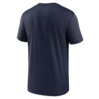 T-shirt Nike bleu marine New England Patriots Legend Icon Performance pour homme