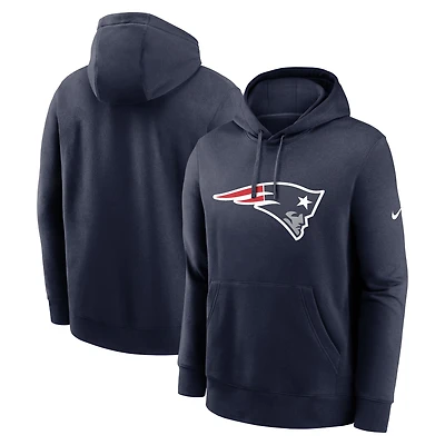 Sweat à capuche Nike bleu marine avec logo du club New England Patriots Primetime pour homme
