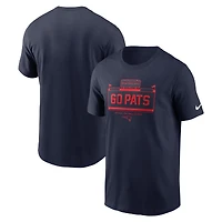 Men's Nike Navy New England Patriots Primetime Local Essential T-Shirt