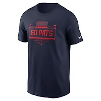 Men's Nike Navy New England Patriots Primetime Local Essential T-Shirt