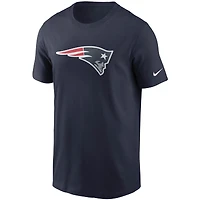 Men's Nike Heather Gray New England Patriots Primetime Logo Essential T-Shirt