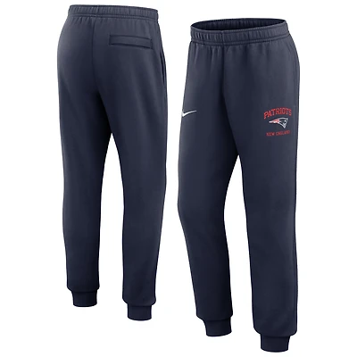 Pantalon de jogging Nike Rewind Club bleu marine pour homme des New England Patriots