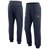 Pantalon de jogging Nike Rewind Club bleu marine pour homme des New England Patriots