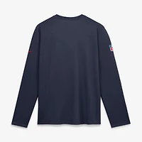 Men's Nike  Navy New England Patriots Sideline Coaches UV Dri-FIT Long Sleeve Shirt