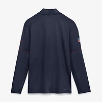 Men's Nike  Navy New England Patriots Sideline Dri-FIT Half-Zip Pullover