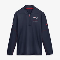 Men's Nike  Navy New England Patriots Sideline Dri-FIT Half-Zip Pullover