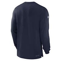 Men's Nike Navy New England Patriots Sideline Performance Long Sleeve T-Shirt