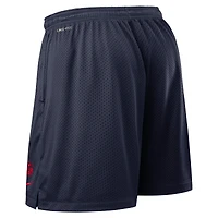 Short réversible Nike Dri-FIT bleu marine New England Patriots pour homme