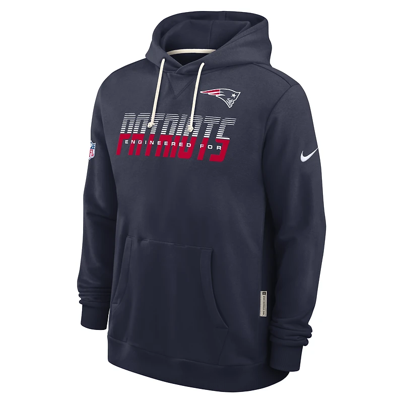 Men's Nike Navy New England Patriots Sideline Standard Issue Dri-FIT Hoodie