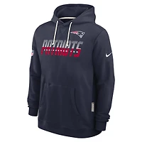 Men's Nike Navy New England Patriots Sideline Standard Issue Dri-FIT Hoodie