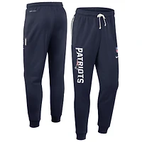 Pantalon fuselé Nike bleu marine New England Patriots Sideline Standard Issue Ground Game Dri-FIT pour homme