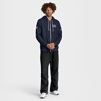 Men's Nike Navy New England Patriots Sideline Standard Issue Utility Player Dri-FIT Full-Zip Hoodie