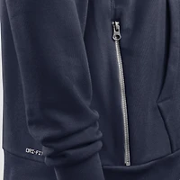 Men's Nike Navy New England Patriots Sideline Standard Issue Utility Player Dri-FIT Full-Zip Hoodie