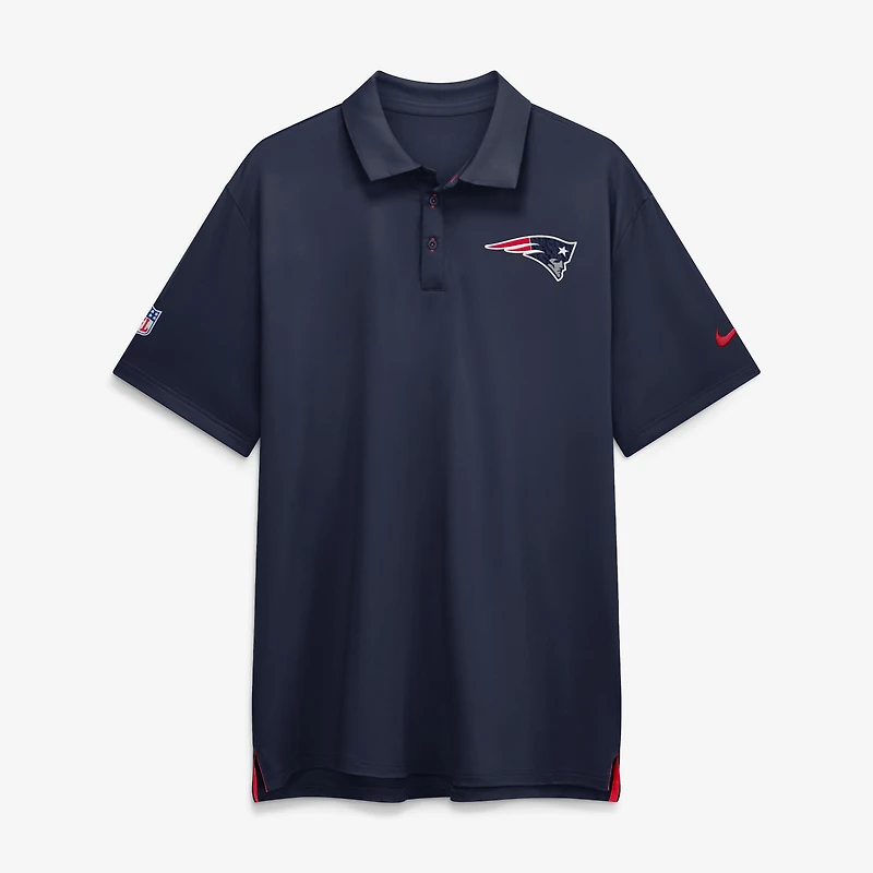 Men's Nike Navy New England Patriots Sideline Tour Dri-FIT Polo