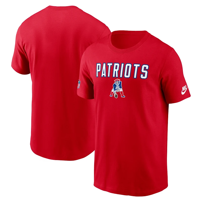 Men's Nike Red New England Patriots Alt Pack Onside Conversion Performance T-Shirt