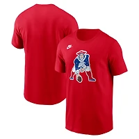 T-shirt Nike rouge pour homme New England Patriots Pat Patriot Club