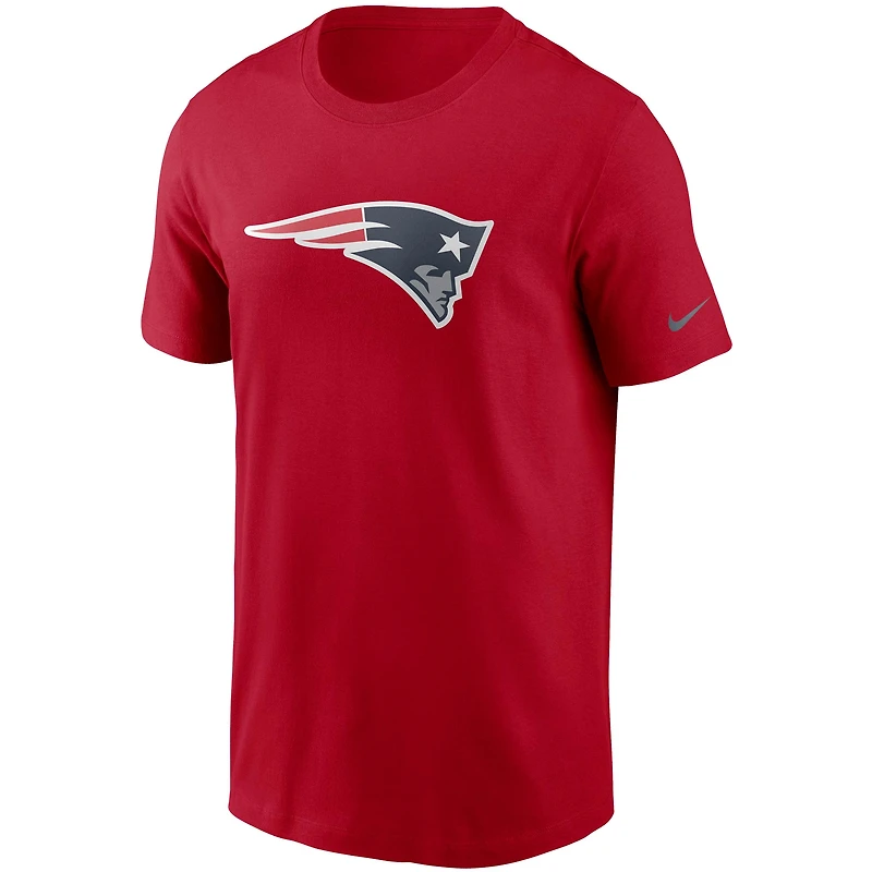 Men's Nike Red New England Patriots Primetime Logo Essential T-Shirt
