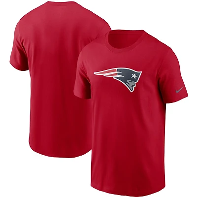 Men's Nike Red New England Patriots Primetime Logo Essential T-Shirt