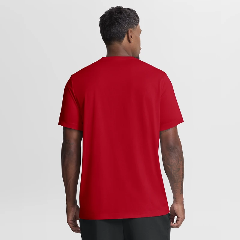 Men's Nike Red New England Patriots Sideline Legend Small Logo Dri-FIT T-Shirt