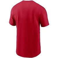 Men's Nike Red New England Patriots Team Wordmark T-Shirt