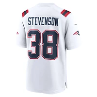 Men's Nike Rhamondre Stevenson White New England Patriots Game Player Jersey