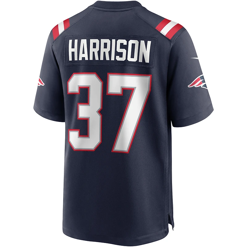 Maillot de joueur retraité Nike Rodney Harrison pour hommes, bleu marine, New England Patriots Game