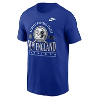 Men's Nike Royal New England Patriots Rewind Essential T-Shirt