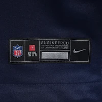 Maillot Nike Stefon Diggs bleu marine pour homme des New England Patriots