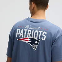 Men's Nike  Storm Blue New England Patriots 2025 Rivalries Collection Essential Max90 T-Shirt