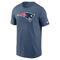 T-shirt Nike Storm Blue pour homme, collection Rivalries 2025 des New England Patriots