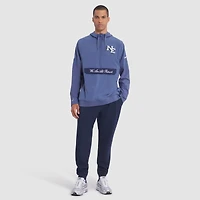 Veste à capuche Nike Storm Blue New England Patriots 2025 Rivalries Collection Sideline Anorak demi-zip pour homme