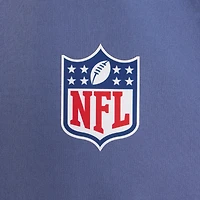 Veste à capuche Nike Storm Blue New England Patriots 2025 Rivalries Collection Sideline Anorak demi-zip pour homme