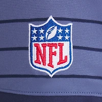 Men's Nike  Storm Blue New England Patriots 2025 Rivalries Collection Sideline Victory Striped Dri-FIT Polo