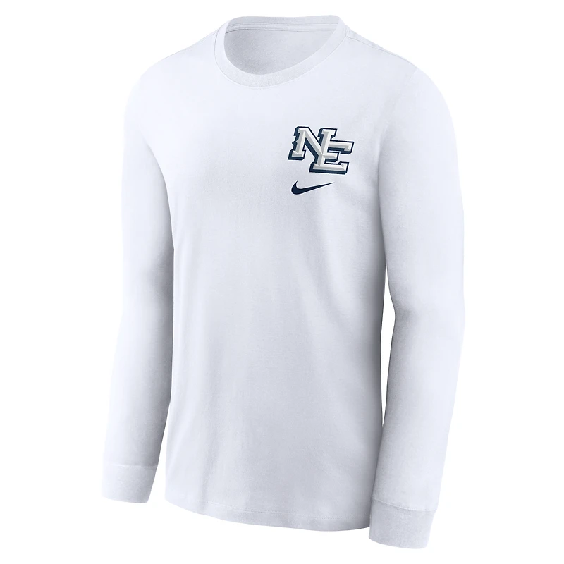 Men's Nike  White New England Patriots 2025 Rivalries Collection Long Sleeve T-Shirt
