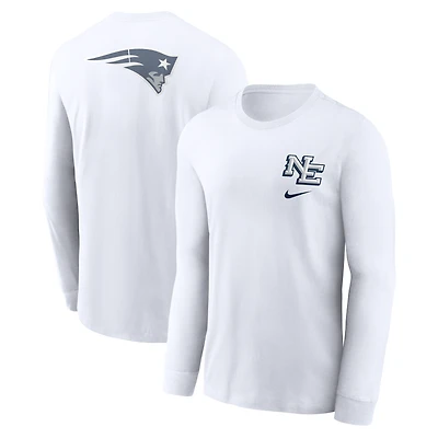 Men's Nike  White New England Patriots 2025 Rivalries Collection Long Sleeve T-Shirt