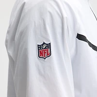 Men's Nike White New England Patriots 2025 Rivalries Collection Tech Raglan Full-Zip Jacket