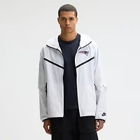 Men's Nike White New England Patriots 2025 Rivalries Collection Tech Raglan Full-Zip Jacket