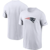 Men's Nike White New England Patriots Primetime Logo Essential T-Shirt