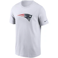 Men's Nike White New England Patriots Primetime Logo Essential T-Shirt