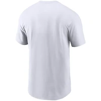Men's Nike White New England Patriots Primetime Logo Essential T-Shirt