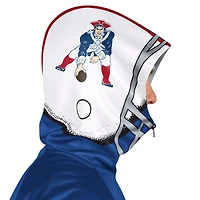 Veste de survêtement à capuche entièrement zippée Pro Player pour homme, bleu royal/rouge, style rétro des New England Patriots